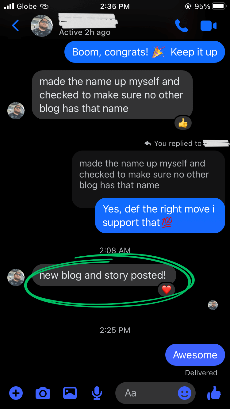 Customer didn't just talk about launching. He did it. Custom name, fresh content, live audience. This is what happens when the platform actually gets out of the way.